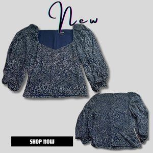 Express Balloon Sleeve Top